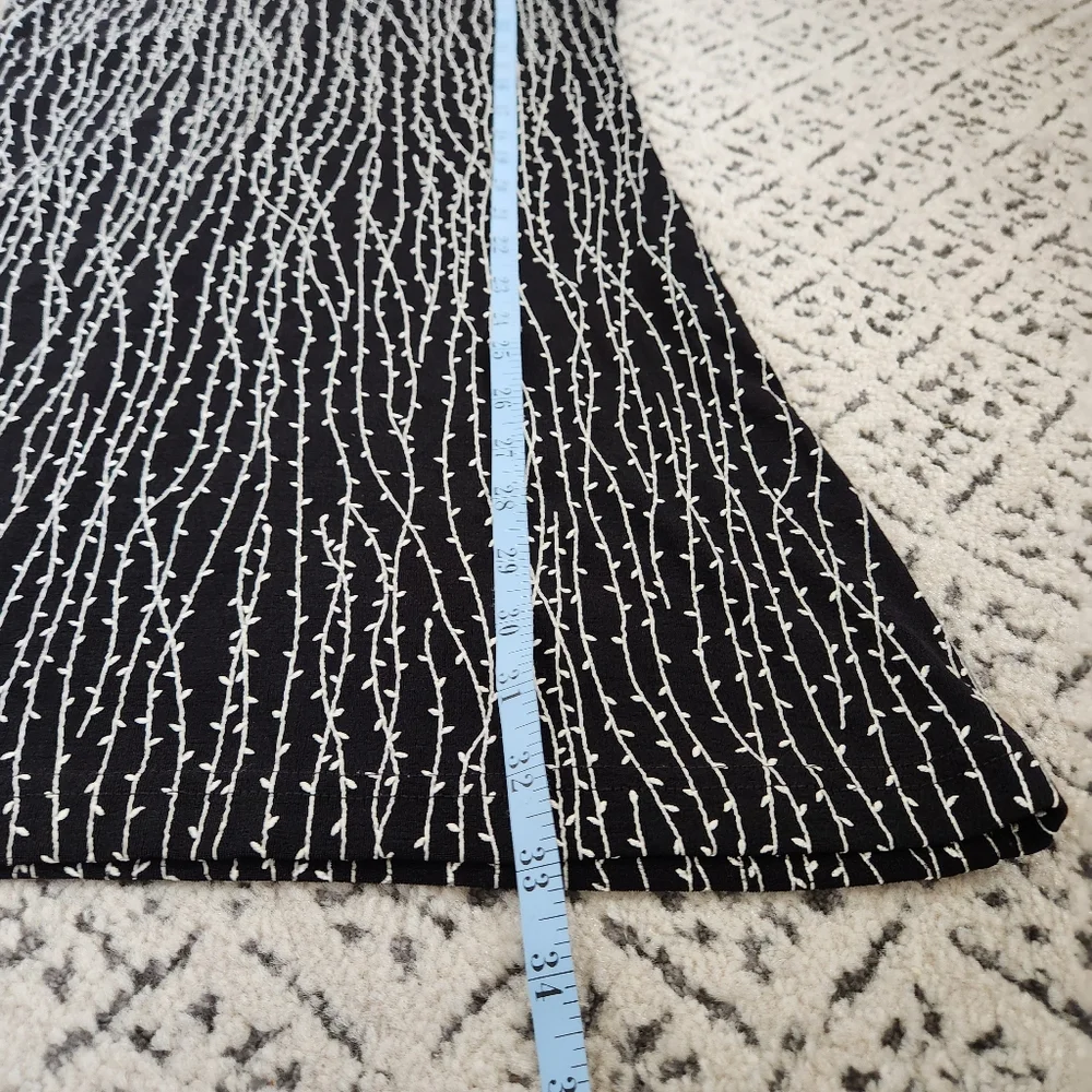 All That Jazz Vintage Mini Dress 90's Black White Slinky Sexy Goth Stretch S - Picture 9 of 13